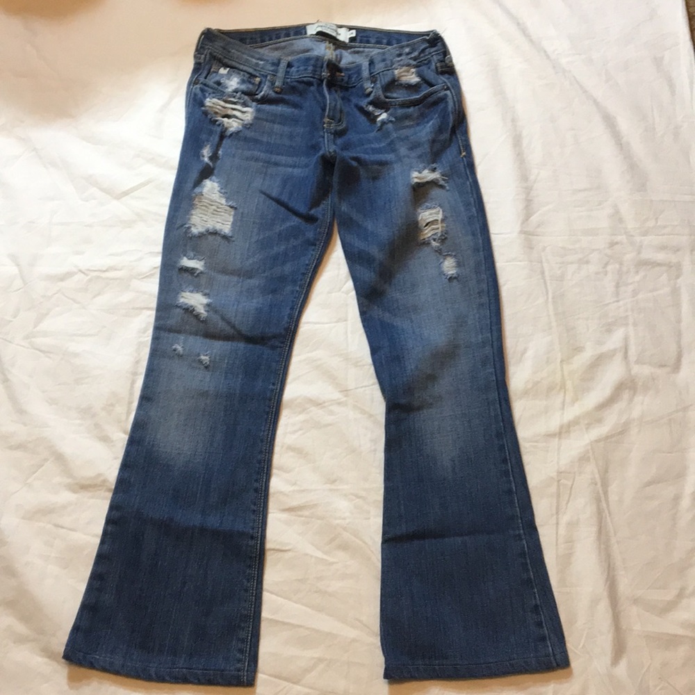 BUNDLE! a&f denim skirt and flare jeans - Picture 7 of 16